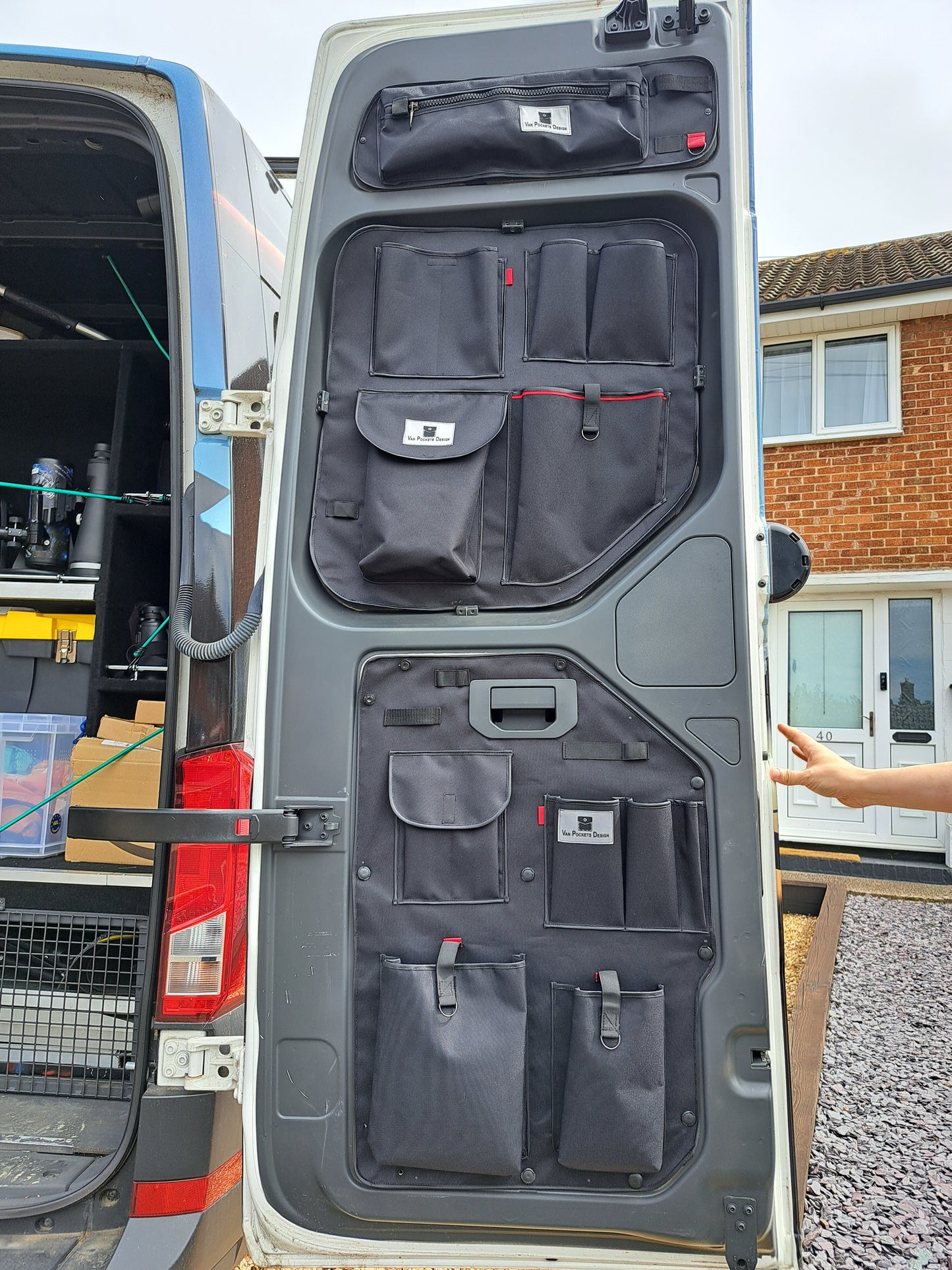 VW Crafter 2017+ Barn Door Storage Organiser Van Full set of 6