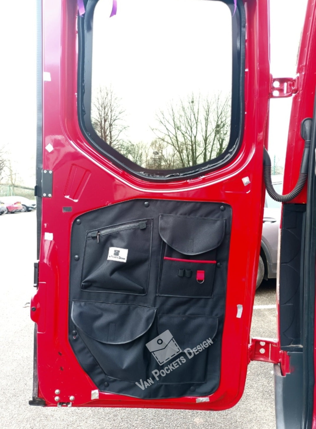Mercedes Sprinter 2018 + Storage Pocket Organiser Rear Barn door left side FWD models