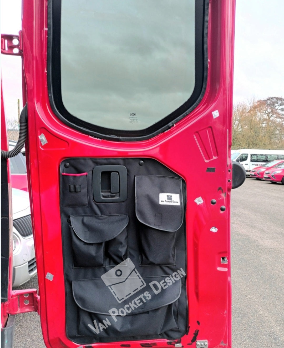 Mercedes Sprinter 2018 + Storage Pocket Organiser Rear Barn door right side FWD models