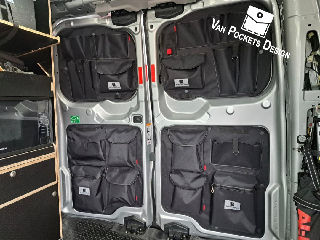 Ford Transit Custom Barn Door Storage Organiser all 4 panels set 2023-2025