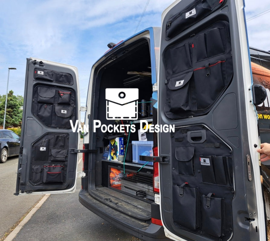 VW Crafter 2017+ Barn Door Storage Organiser Van Full set of 6
