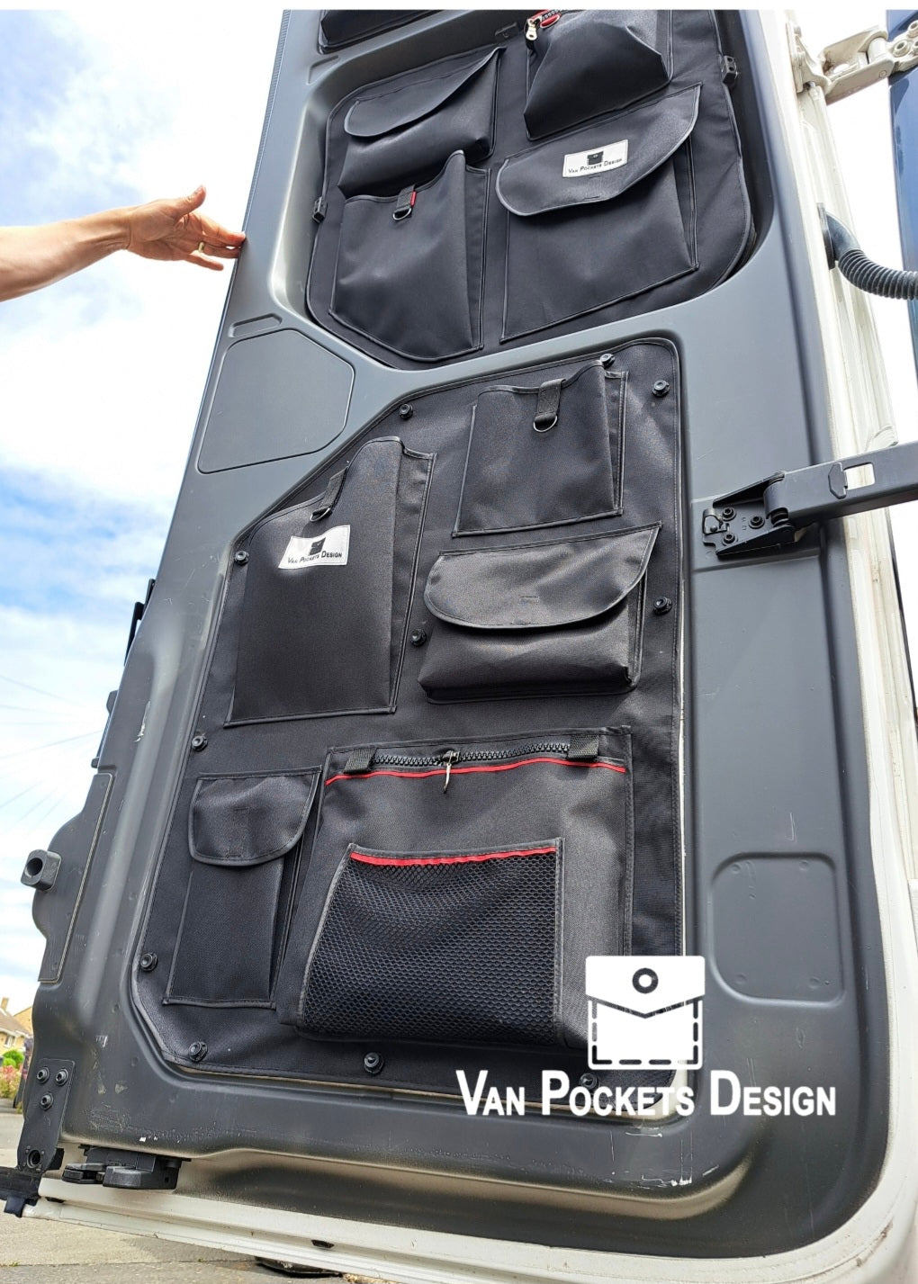 VW Crafter 2017+ Barn Door Storage Organiser bottom set