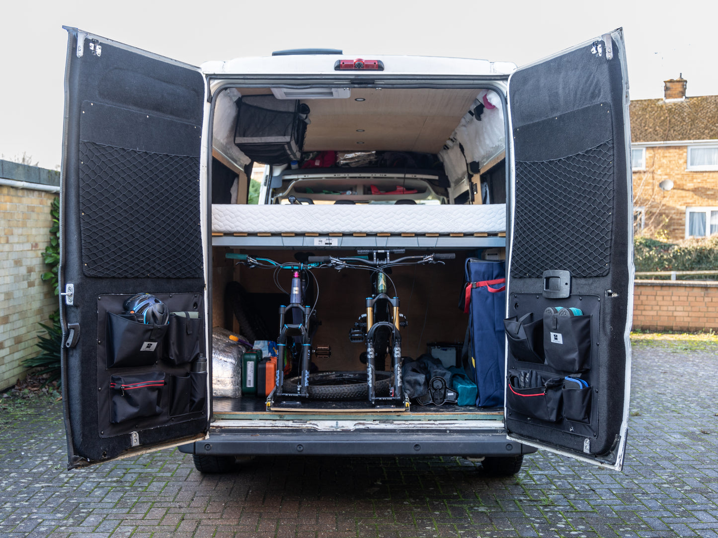 Fiat Ducato Citroen Relay Peugeot Boxer Barn door storage organiser left side 2006 +