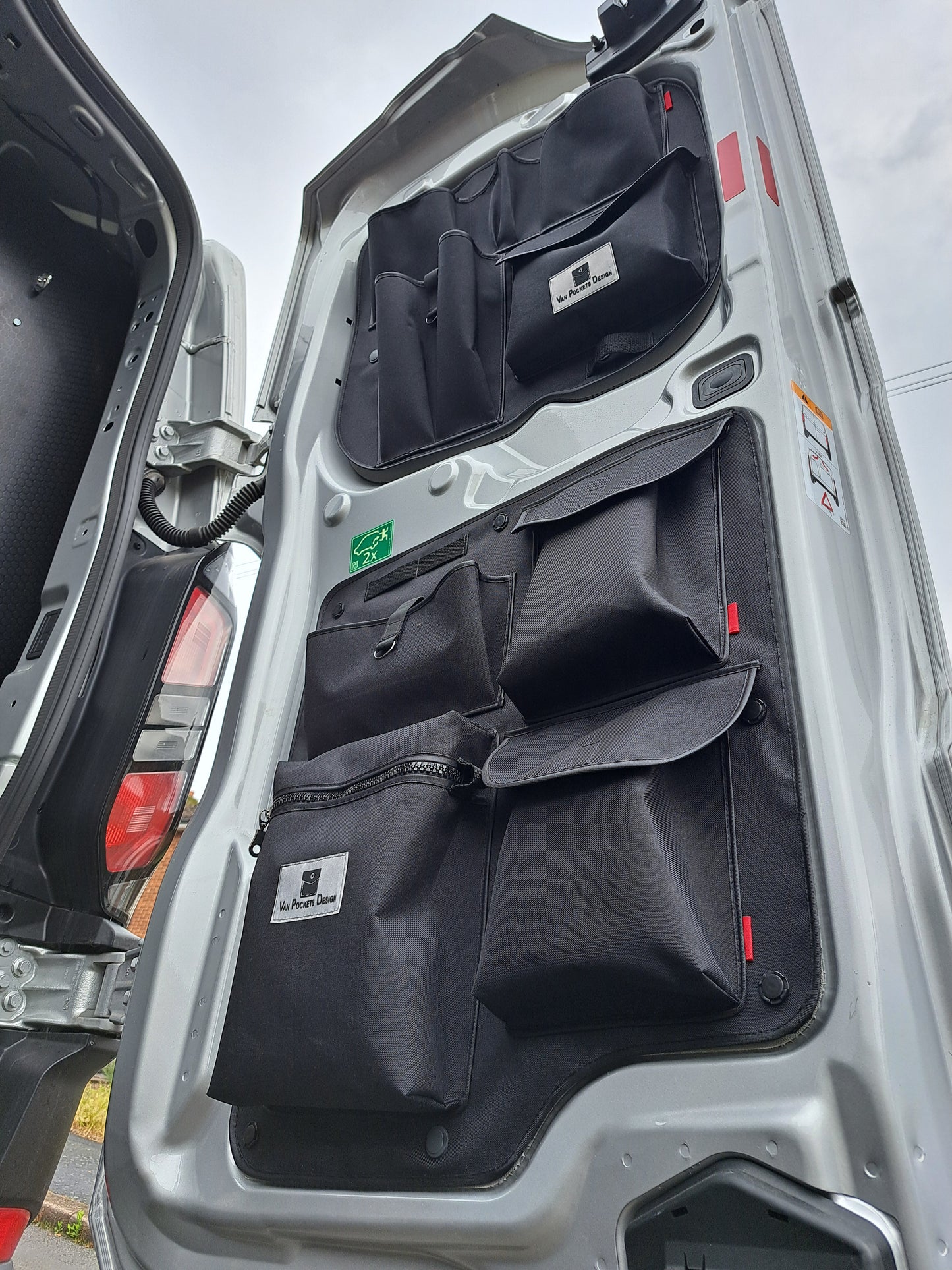 Ford Transit Custom Barn Door Storage Organiser all 4 panels set 2023-2025