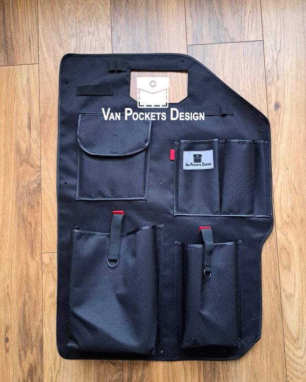 VW Crafter 2017+ Barn Door Storage Organiser bottom set – Van Pockets ...
