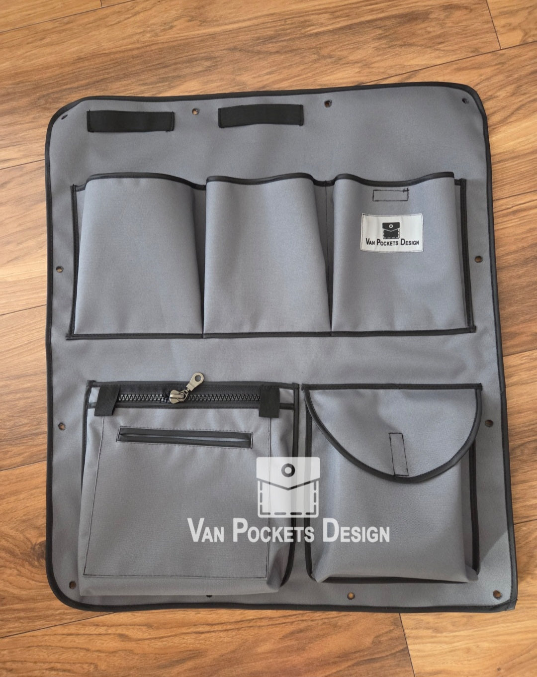 VW T5 and T6 Barn door storage organiser right side in grey colour