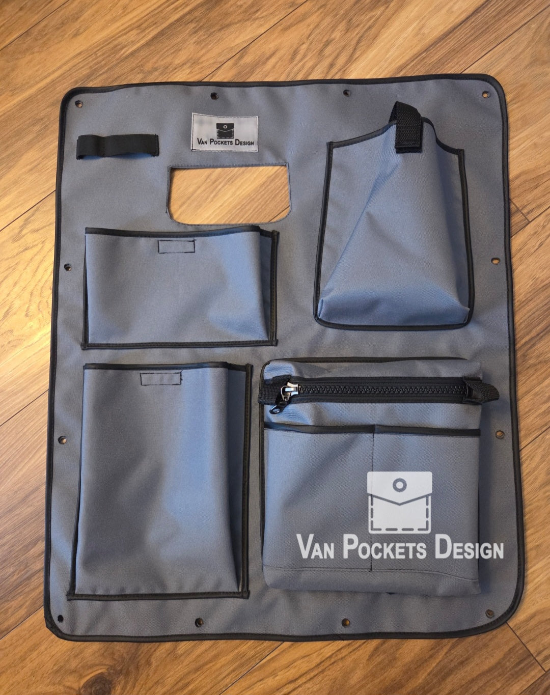 VW T5 and T6 Barn door storage organiser both sides in grey colour