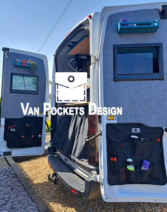 Ford Transit MK 8 2013+ Barn door storage organiser full set Van Pockets