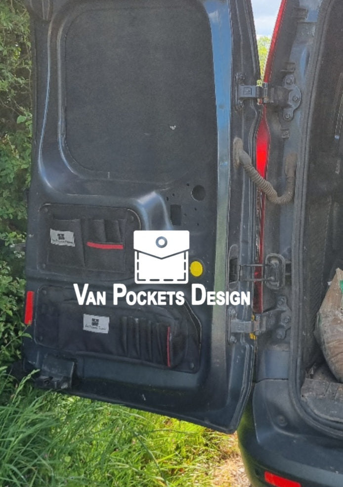 Ford Transit Connect Barn Door Storage Organiser set of 4 pockets 2012-2022